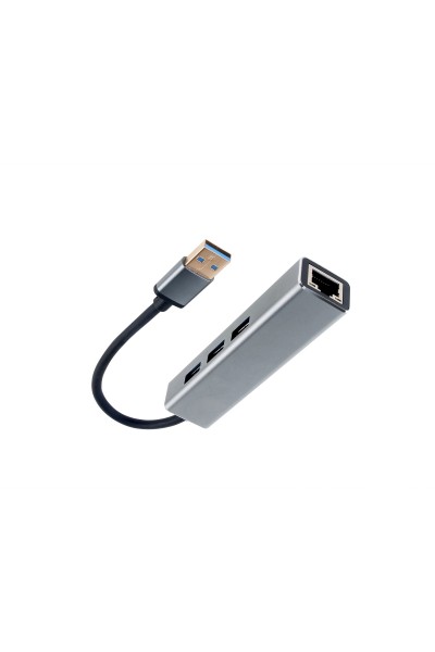 KRN024369 Vcom DH312A USB 3.0 إلى USB3.0-3+RJ45 معدد إرسال