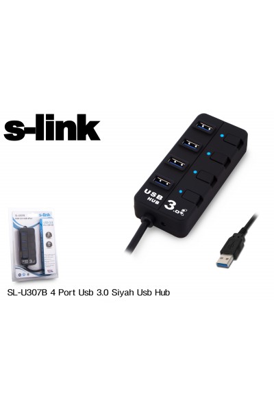 KRN024396 S-link SL-U308 4 منافذ USB 3.0 Usb Hub