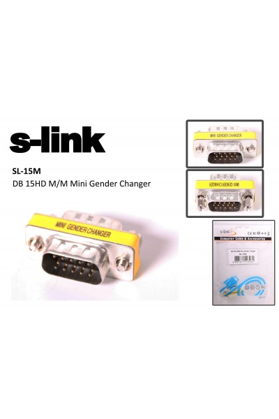 KRN024412 محول S-link sl-15m Vga ذكر-ذكر 15pin