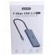 KRN024415 داكن DK-AC-USB312C 4 منافذ USB من النوع C HUB 2X USB3.0 Type-A و2X USB3.1 Type -C