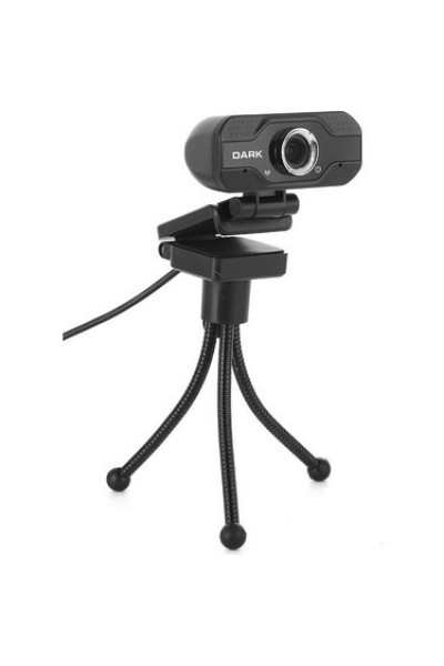 KRN024525 Dark WCAM11 1080P كاميرا ويب USB وحامل ثلاثي القوائم صغير