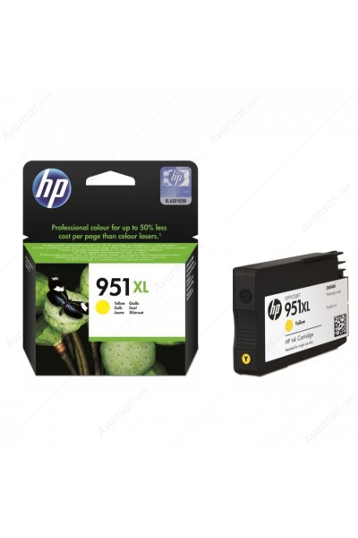 KRN024913 خرطوشة HP 951XL صفراء عالية السعة CN048AE