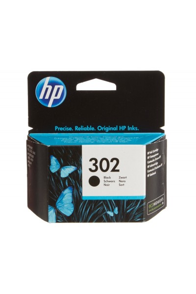 KRN024964 خرطوشة HP 302 سوداء اللون F6U66AE