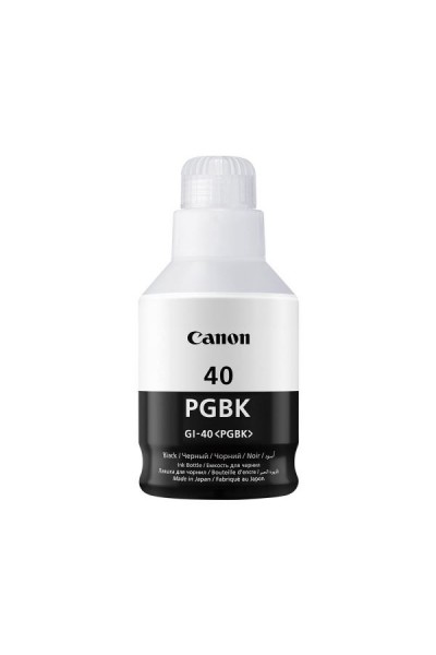 KRN025066 حبر زجاجة أسود أسود من Canon GI-40BK G6040-G5040