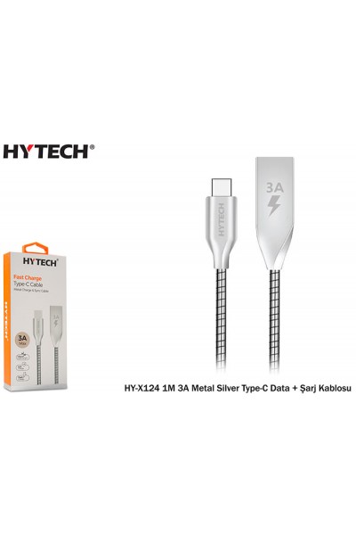 KRN026165 Hytech HY-X124 1M 3A بيانات معدنية فضية من النوع C