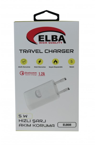 KRN026328 Elba Elb08 5W 1.2A شحن سريع حماية ذكية USB EV رأس شحن