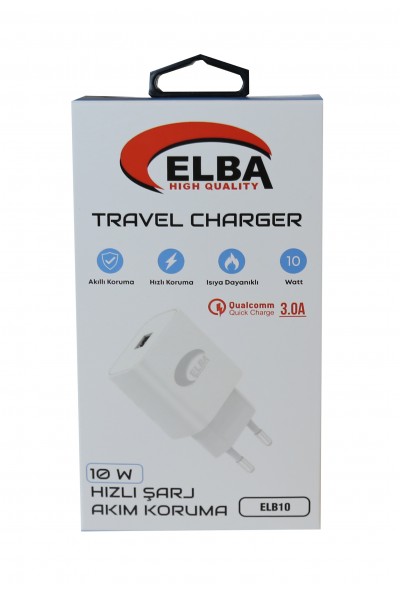 KRN026366 Elba Elb10 10W 3.0A شحن سريع حماية ذكية USB EV رأس شحن