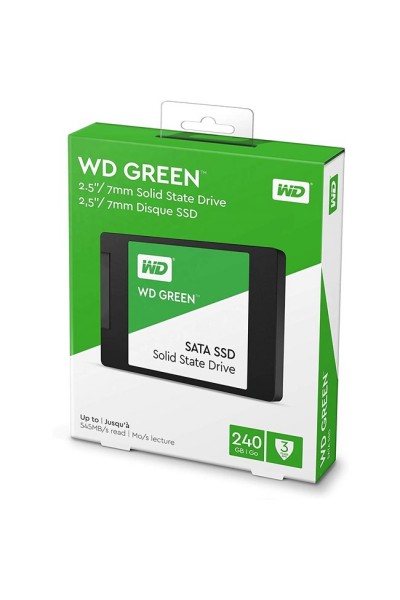 KRN027384 Wd 240GB أخضر 2.5 545MB-S 3D Nand WDS240G3G0A قرص صلب