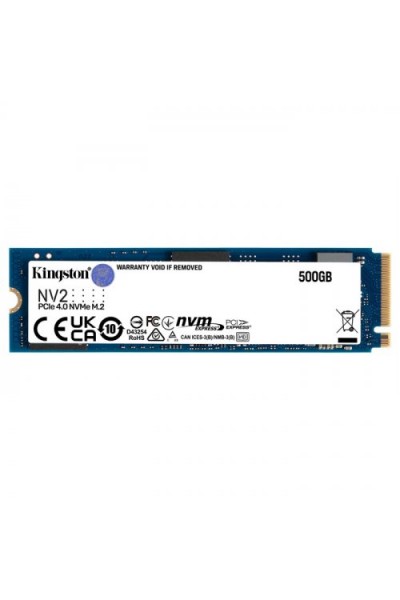 KRN027402 قرص Kingston 500GB NV2 SNV2S-500G 3500-2100MB-s PCIe NVMe M.2 SSD
