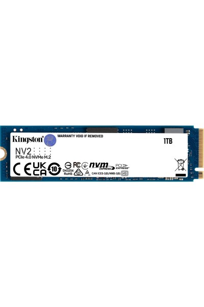 KRN027408 قرص كينجستون 1 تيرابايت Nv2 3500Mb-2100Mbs Nvme Pcie M2 Ssd Snv2S-1000G