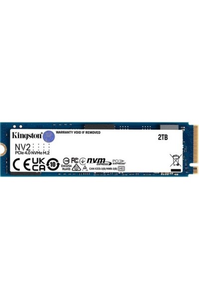 KRN027420 قرص كينغستون 2 تيرابايت SNV2S-2000G 3500-2100MB-s PCIe NVMe M.2 SSD