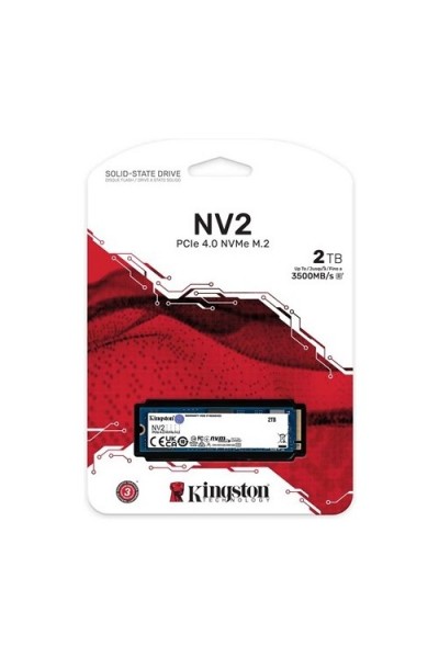 KRN027420 قرص كينغستون 2 تيرابايت SNV2S-2000G 3500-2100MB-s PCIe NVMe M.2 SSD