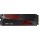 KRN027449 قرص Samsung 1 تيرابايت 990 PRO مع مبدد حراري MZ-V9P1T0CW 7450-6900MB-s RGB PCIe NVMe M.2 SSD