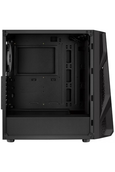 KRN027462 Aerocool NightHawk Duo ARGB 2 x 20 سم 1 x 12 سم مروحة سوداء ATX وحدة الكمبيوتر