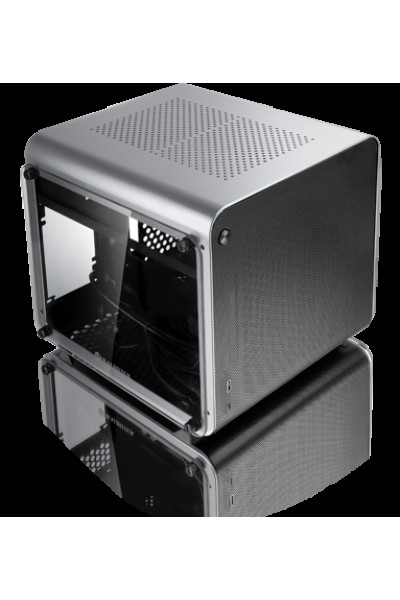 KRN027531 Raijintek METIS EVO حافظة أداء Mini ITX من الزجاج المقسى باللون الفضي