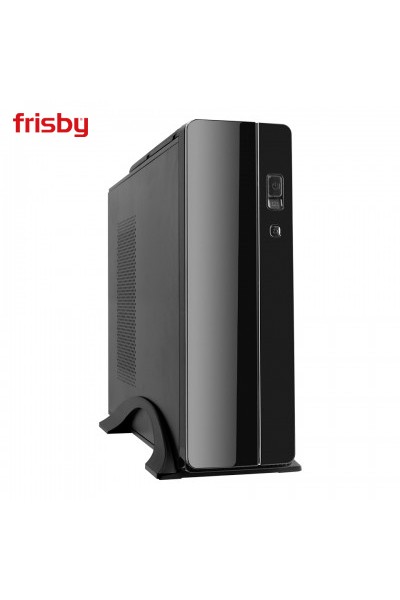 KRN027679 Frisby FC-S6040B USB 300W Matx Slim Tower Case مع مقبض - شاشة رقمية