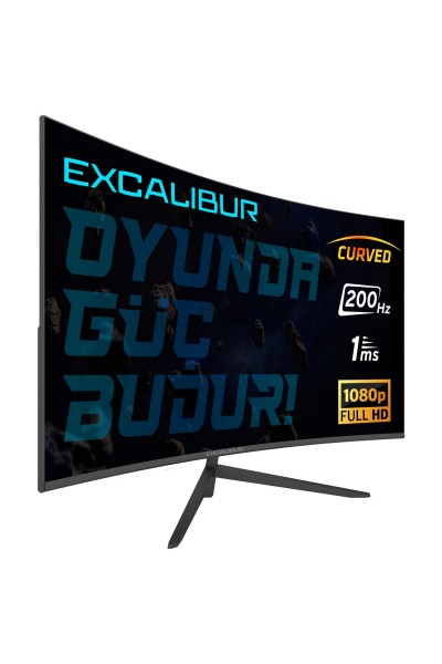 KRN027929 Casper 27 بوصة Excalibur M.E27FHD-G FHD 1 مللي ثانية منحنية 200 هرتز (HDMI + شاشة عرض) FreeSync + G-Sync LED