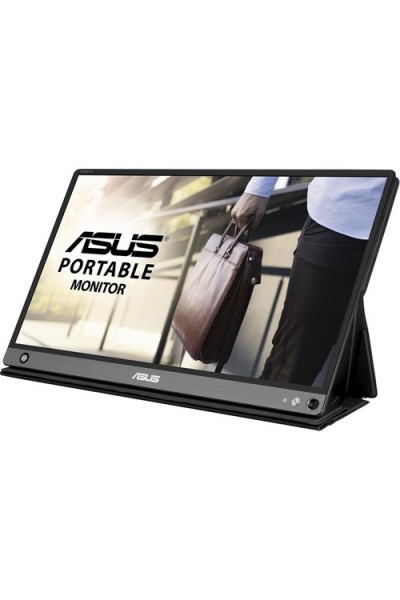 شاشة Zenscreen KRN028021 Asus مقاس 15.6 بوصة MB166C 60 هرتز 5 مللي ثانية (Typec + Usb) 1920X1080 IPS غير لامعة USB محمولة