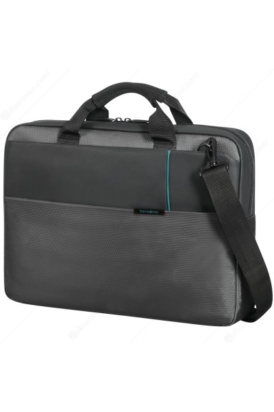 KRN028080 حقيبة الكمبيوتر المحمول Samsonite 16N-09-001 مقاس 14.1 بوصة أنثراسايت Qibyte