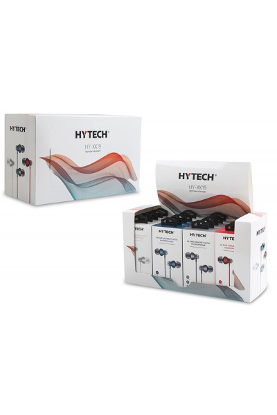 KRN028139 Hytech Hy-XK19 سماعة داخل الاذن متوافقة مع الهاتف المحمول مع ميكروفون