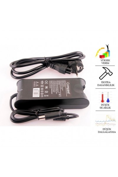 KRN028291 Compaxe CLD-503 90W 19.5V 4.62A 7.4-5.0 Pin Dell محول الكمبيوتر المحمول