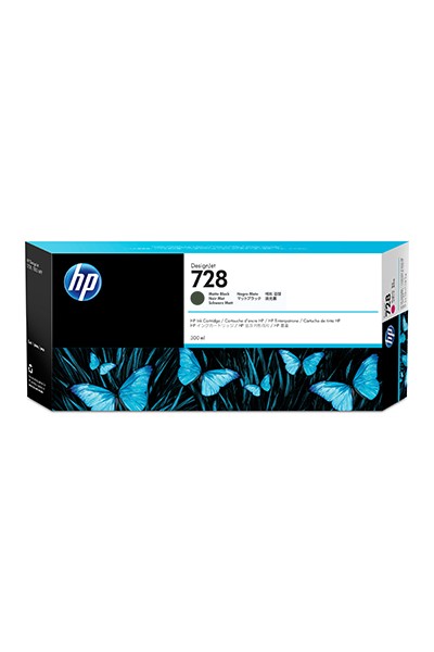 KRN028813 HP 728 Matte Black Matte Black 300ML خرطوشة الراسمة F9J68A