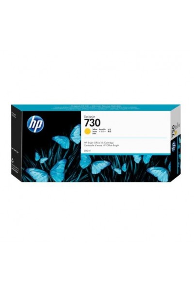 KRN028843 HP 730 أصفر 300 مل خرطوشة راسمة P2V70A