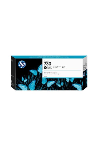 KRN028846 HP 730 Photo Black Photo Black 300 مل خرطوشة الراسمة P2V73A