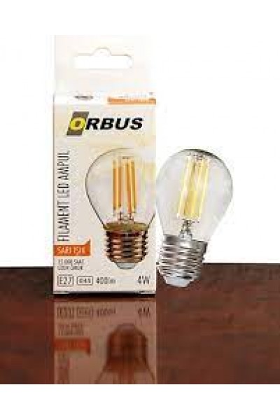 KRN028898 Orbus ORB-GC45 شمعة 4W E27 لمبة خيوط LED شفافة مزخرفة