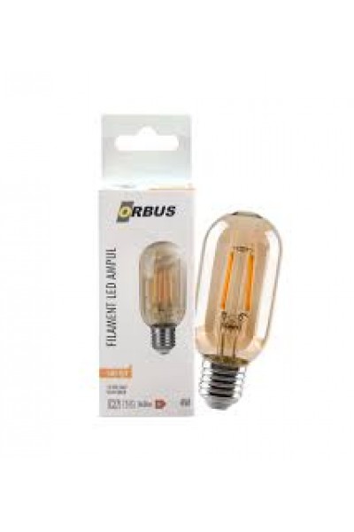 KRN028906 Orbus ORB-F6W A60-6W E27 ديكور شفاف 600 Lm لمبة Led Ra80 220-240V-50 هرتز