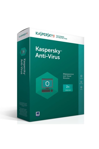 KRN029280 Kaspersky Antivirus التركي 2 مستخدمين 1 سنة