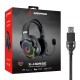 سماعة الألعاب KRN029815 Rampage RMX-G7 SNIPER باللون الأسود USB RGB مع ميكروفون