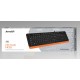 KRN029936 لوحة مفاتيح A4 Tech Fk10 Q USB Fsytyler Orange Tr Fn-Mmedya