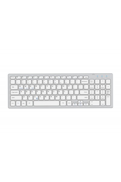 KRN030055 Everest KB-80W أبيض-فضي 2.4 جيجا هرتز فائق النحافة Q Mac-Win-Android-Ios لوحة مفاتيح لاسلكية متوافقة