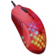 ماوس ألعاب KRN030275 Rampage SMX-R66 ROCKET Ultra Light Red RGB LED 12000dpi