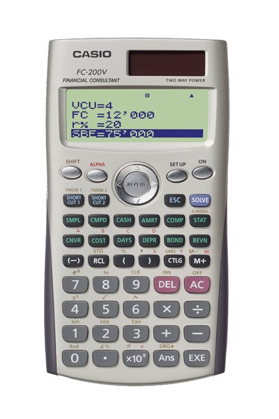 KRN030493 الآلة الحاسبة المالية Casio FC-200V