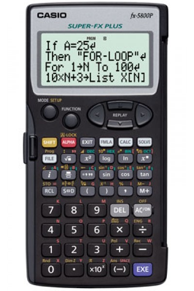 KRN030501 حاسبة الوظائف العلمية Casio FX-5800P القابلة للبرمجة