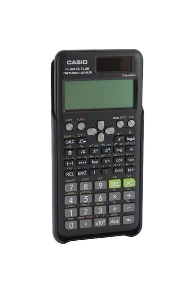 KRN030511 حاسبة الوظائف العلمية من Casio FX-991ES Plus، الإصدار الثاني باللون الأسود