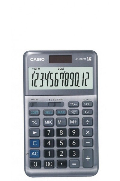 KRN030564 آلة حاسبة مكتبية مكونة من 12 رقم من كاسيو JF-120FM