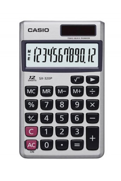 KRN030669 حاسبة الجيب كاسيو SX-320P ذات 12 رقم