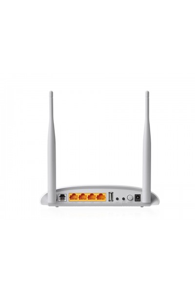 KRN030880 Tp-Link TD-W9970 300 ميجابت في الثانية 4 منافذ ADSL2+-VDSL-VPN مودم ألياف لاسلكي