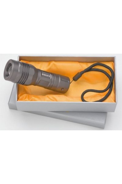 KRN031296 مصباح يدوي Police PC-17 Cree Power LED (يعمل مع 3 بطاريات قلم رفيعة)