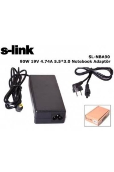 KRN032059 S-link SL-NBA90 90W 19V 4.74A 5.5-3.0 بطارية كمبيوتر محمول سامسونج