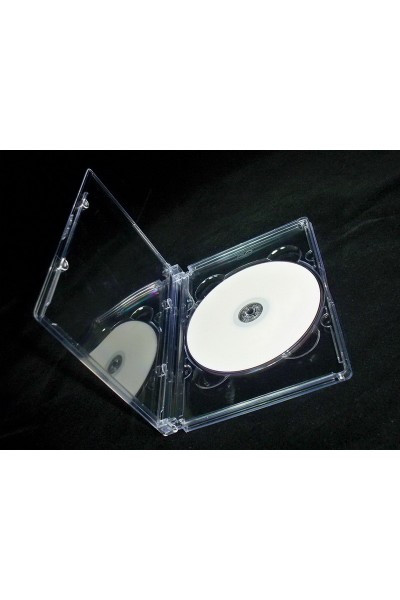 KRN032196 Elba QD-527 1 علبة DVD لامعة وشفافة 10 مم 10 قطع