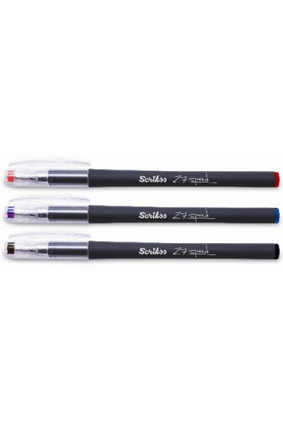 KRN09662 قلم حبر جاف سكريكس جل سريع 0.7 ملم أزرق 12 لتر