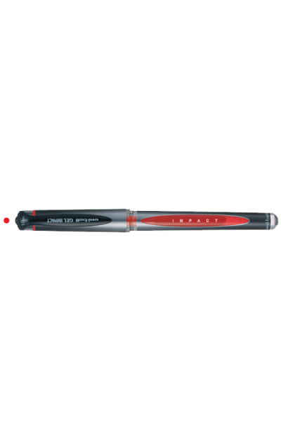 KRN010332 قلم حبر أحادي الكرة Signo قلم توقيع ذو رأس جل عريض 1.0 مم أحمر UM-153S