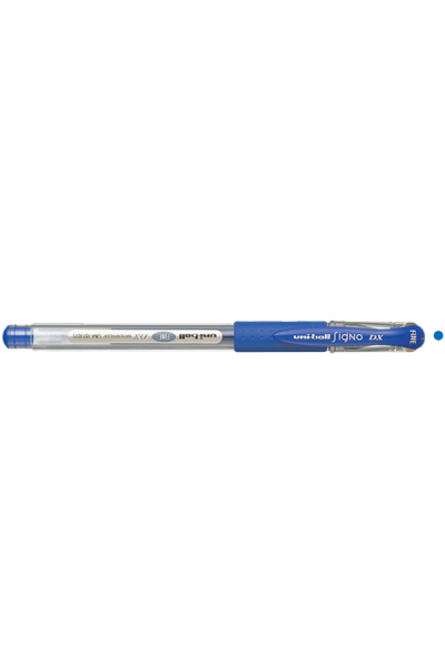 KRN010344 قلم حبر أحادي الكرة Signo Dx برأس كروي جل رفيع 0.7 مم أزرق UM-151