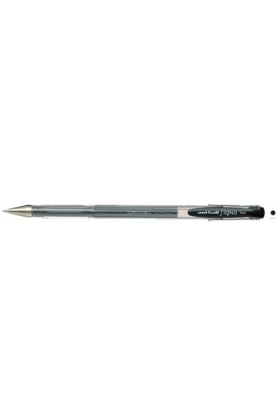KRN010354 قلم حبر أحادي الكرة Signo Fine Gel طرف كروي 0.7 مم أسود UM-100