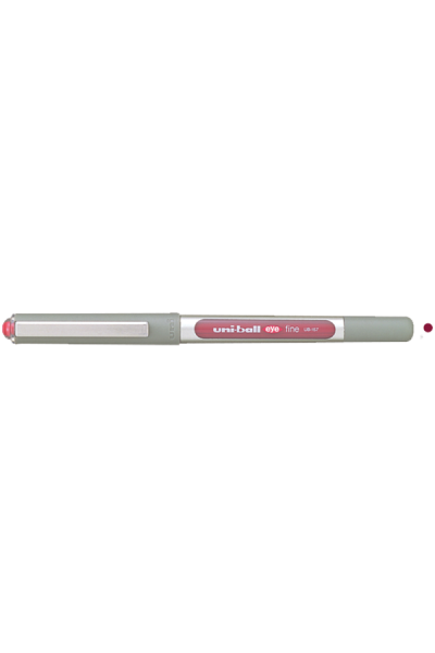 KRN010386 قلم حبر أحادي الكرة برأس كروي رفيع 0.7 ملم أحمر كلاريت UB-157