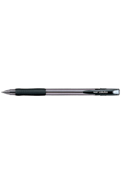 KRN010411 قلم حبر جاف Uni-Ball Lakubo متوسط 1.0 ملم بطرف كروي أسود SG-100
